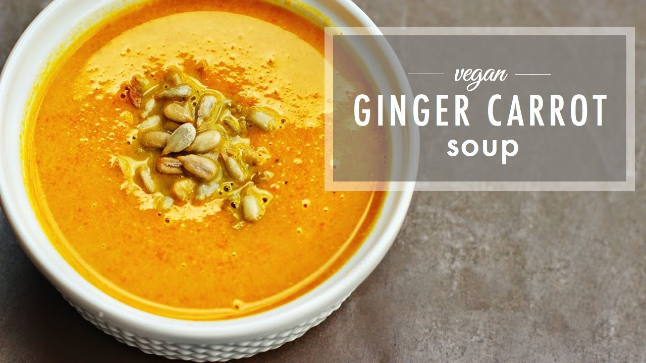 Carrot Ginger Soup Vegetarian
 Ginger Carrot Soup
