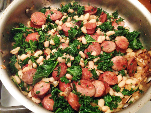 Casual Gourmet Chicken Sausage
 Chicken Sausage White Beans and Kale The Amateur Gourmet