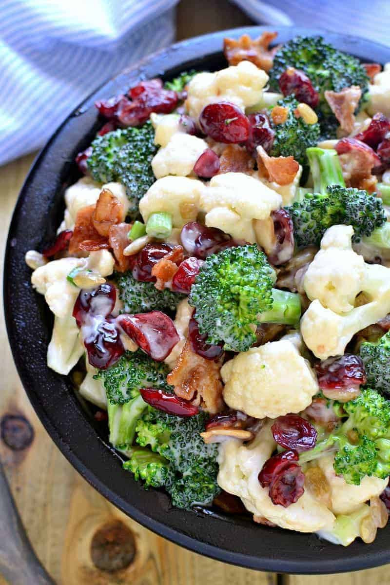 Cauliflower Broccoli Salad
 Best Broccoli Salad