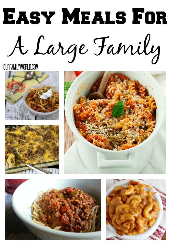 Cheap Dinner Ideas For Family
 Spectacularly Easy Meals For Your Family