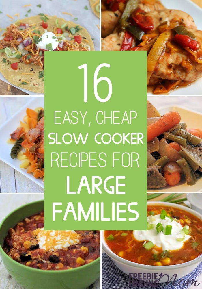 Cheap Dinner Ideas For Family
 16 Easy Cheap Slow Cooker Recipes For Families