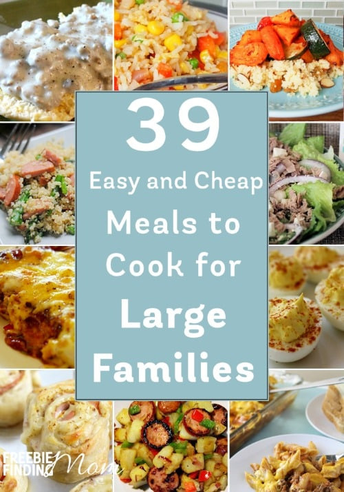 Cheap Dinner Ideas For Family
 39 Easy and Cheap Meals to Cook for Families