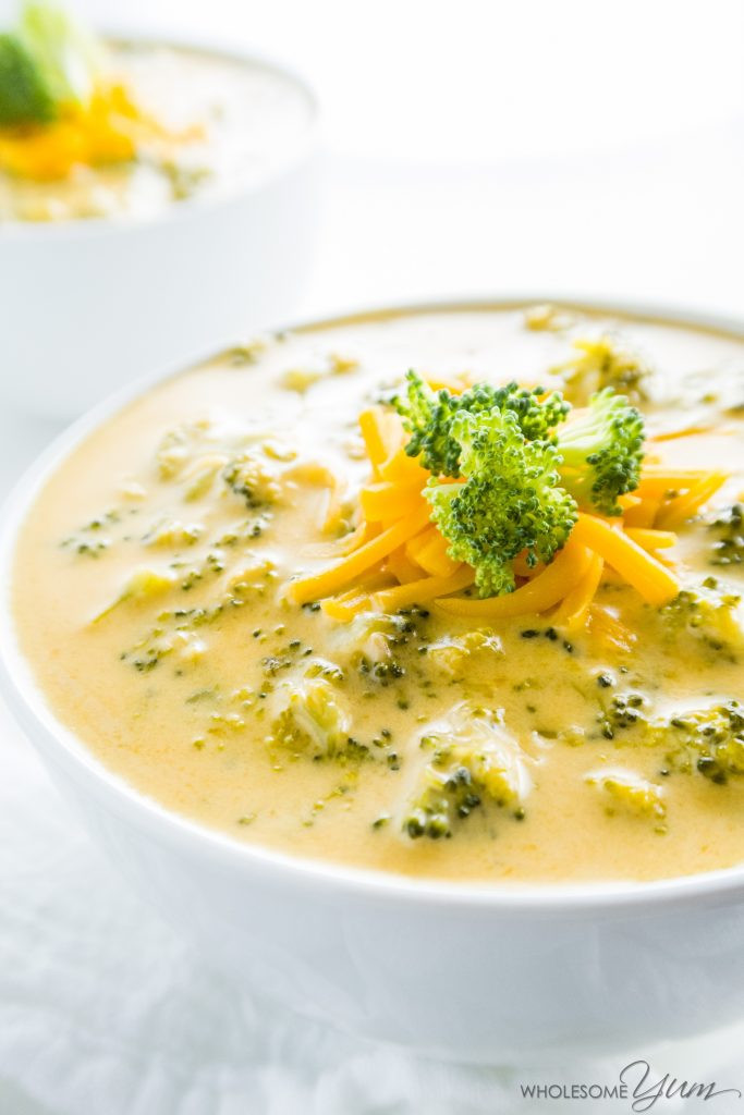 Cheese and Broccoli soup Elegant 5 Ingre Nt Broccoli Cheese soup Low Carb Gluten Free