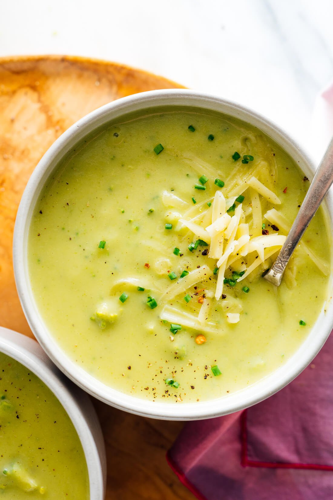 Cheese And Broccoli Soup
 Broccoli Cheese Soup Recipe Cookie and Kate