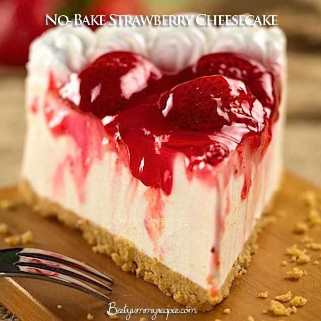 Cheesecake Factory Strawberry Cheesecake Recipe
 No bake Strawberry Cheesecake