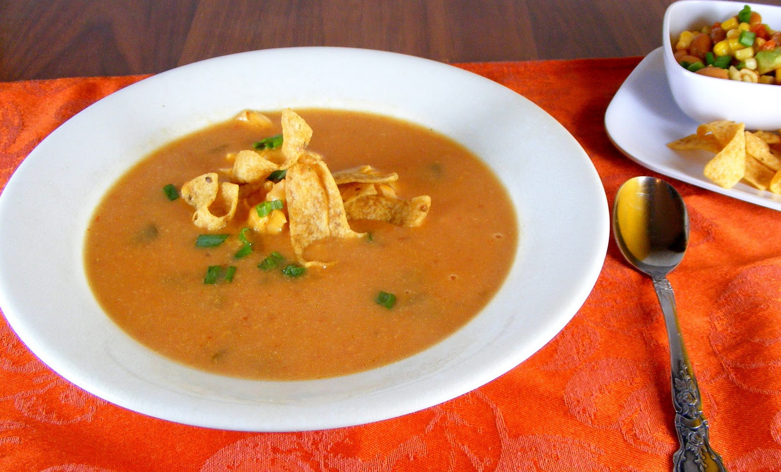 Cheesy Chicken Tortilla Soup
 Long ago in the days of poorphotography I posted a