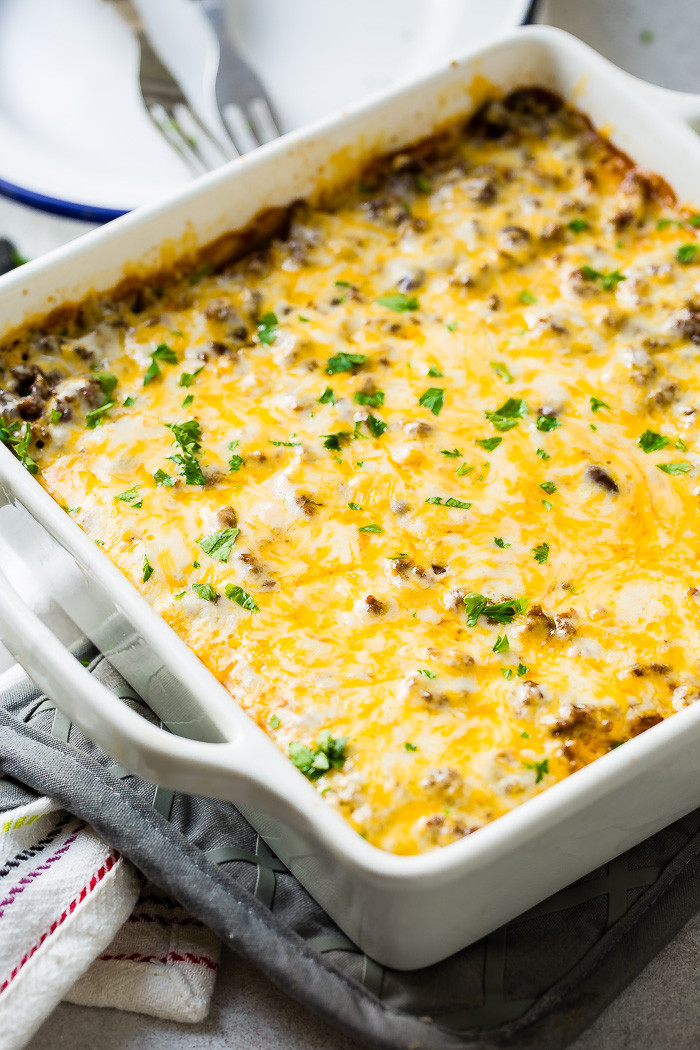 Cheesy Ground Beef Casserole
 Cheesy Ground Beef & Rice Mexican Casserole Video Oh