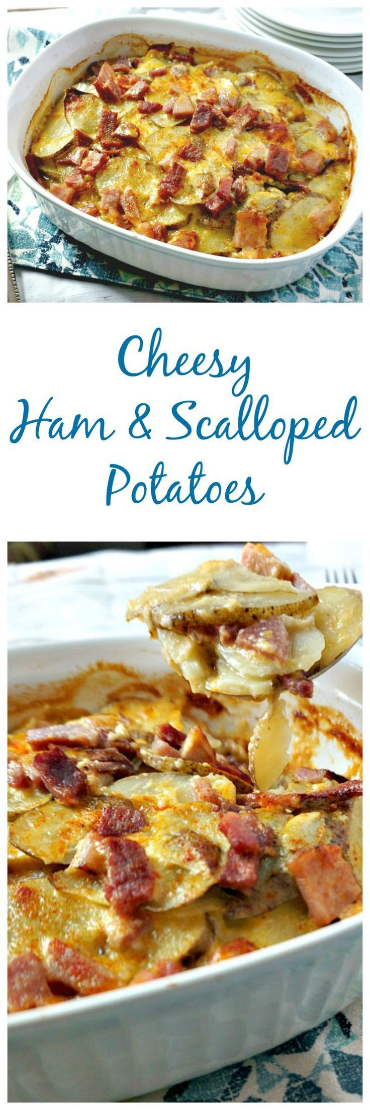 Cheesy Scalloped Potatoes And Ham Casserole
 Cheesy Ham and Scalloped Potatoes A Mind