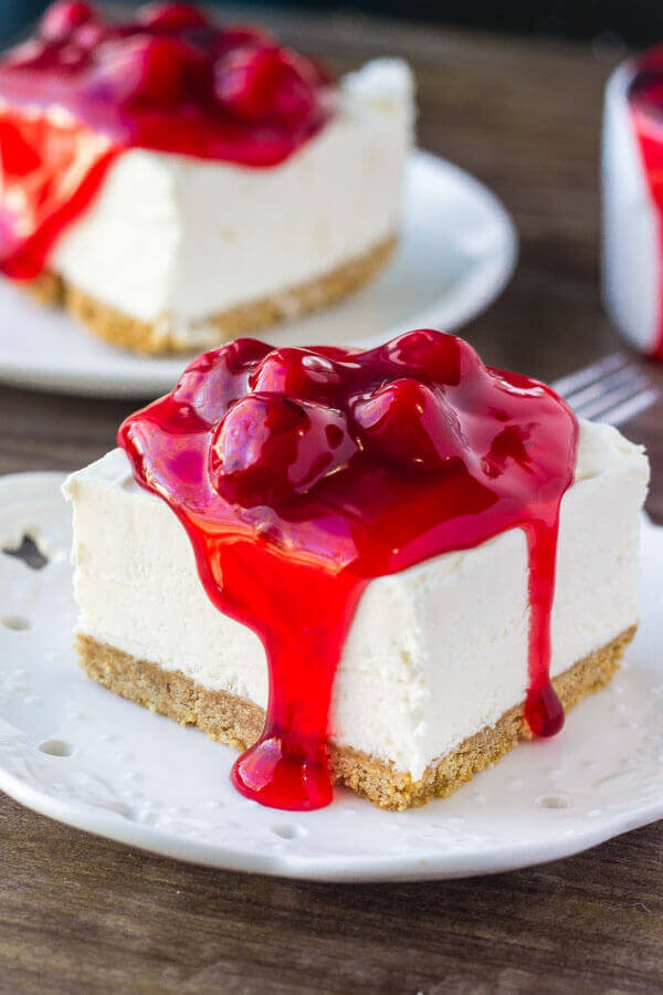 Cherry Sauce For Cheese Cake
 Mini Cheesecakes with Salted Caramel Sauce Oh Sweet Basil