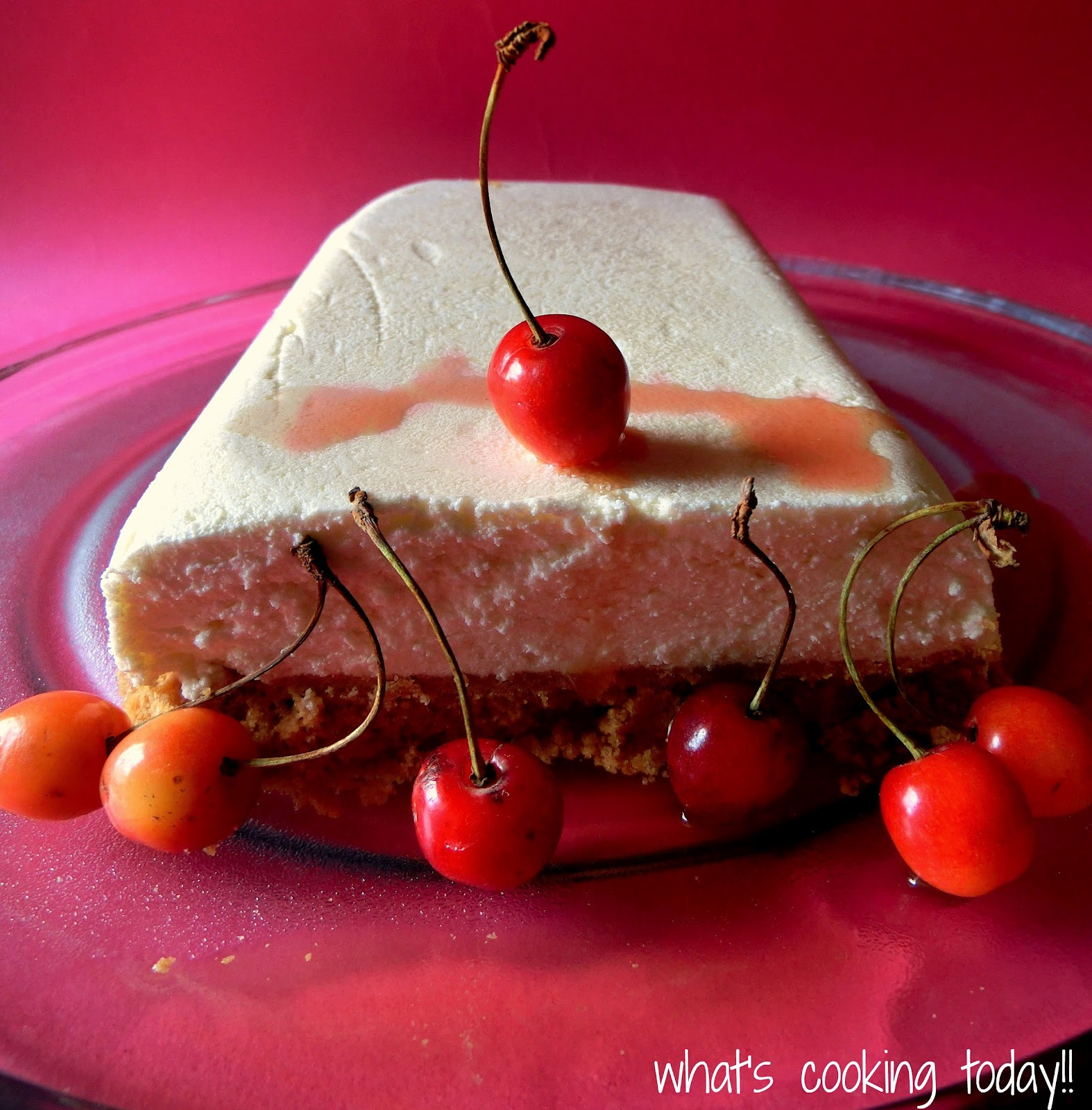 Cherry Sauce For Cheese Cake
 What s Cooking Today White Chocolate Cheesecake with