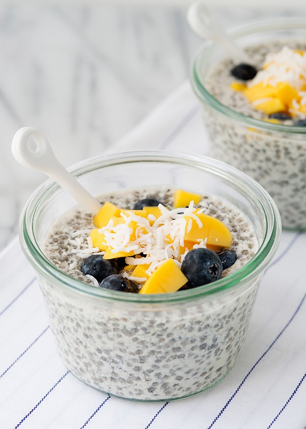 Chia Seeds Breakfast Recipes
 Chia Seed Pudding with Mango and Blueberry Baked Bree