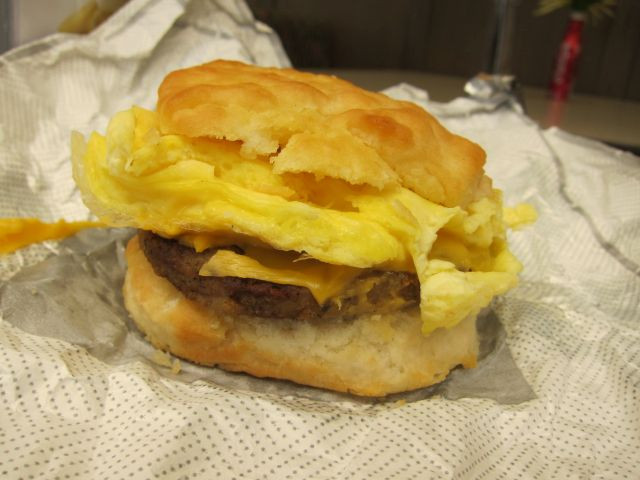 Chick-Fil-A Sausage, Egg, &amp; Cheese Biscuit
 Review Chick fil A Sausage Egg and Cheese Biscuit