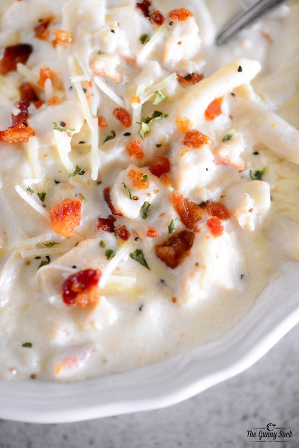 Chicken Alfredo Soup
 Chicken Alfredo Soup $50 VISA Gift Card Giveaway The