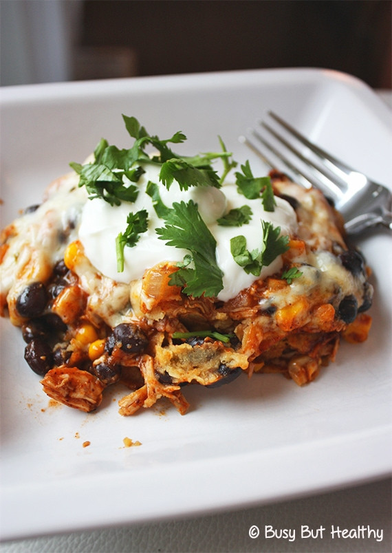 Chicken And Black Bean Casserole
 Chicken and Black Bean Mexican Casserole – Busy But Healthy