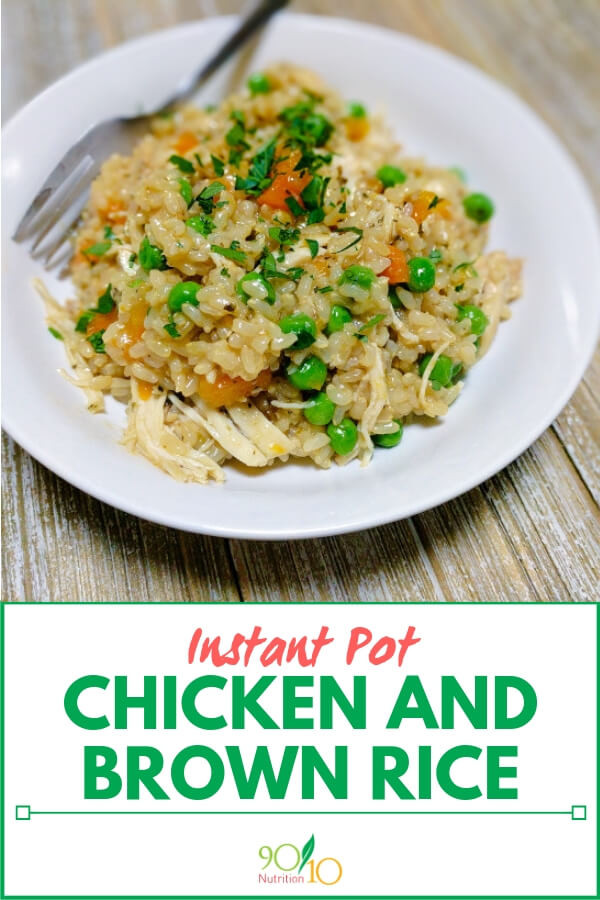 Chicken And Brown Rice Instant Pot
 Instant Pot Chicken and Brown Rice Clean Eating 90 10
