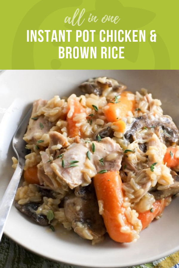 Chicken and Brown Rice Instant Pot Lovely All In One Instant Pot Chicken and Brown Rice
