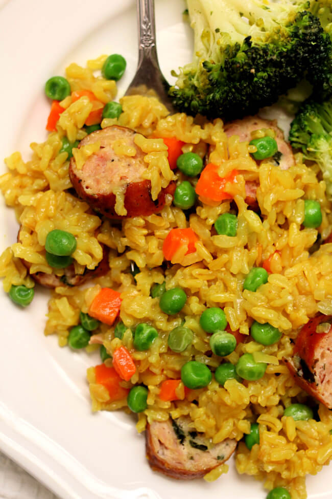 Chicken And Brown Rice Instant Pot
 Instant Pot Brown Rice Pilaf with Chicken Sausage