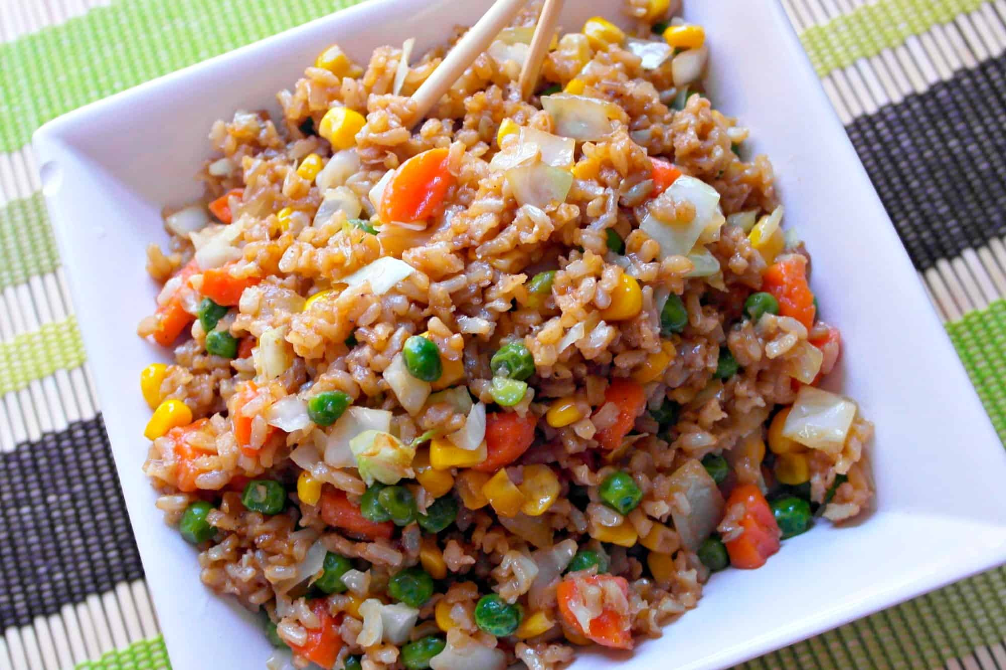 Chicken And Brown Rice Recipes Easy
 Easy Fried Rice Recipe Teaspoon Goodness