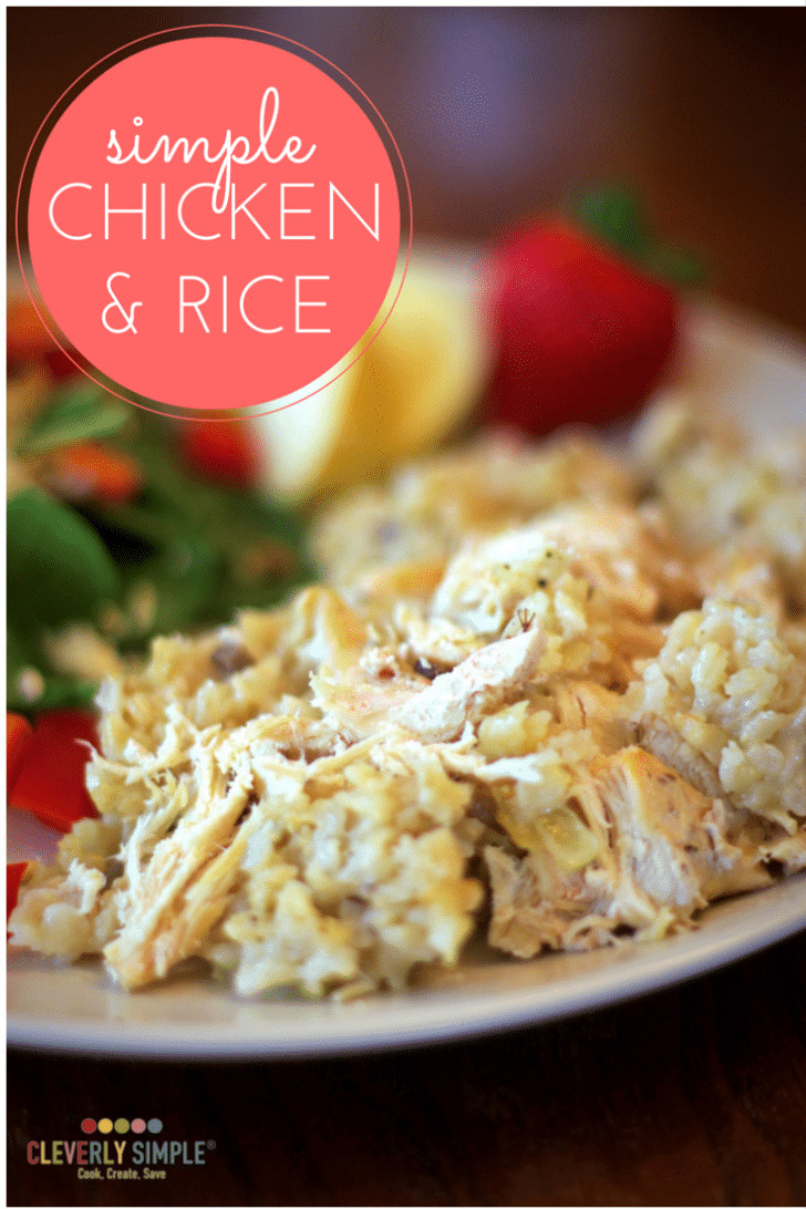 Chicken And Brown Rice Recipes Easy
 Simple Chicken and Rice Recipe Cleverly Simple