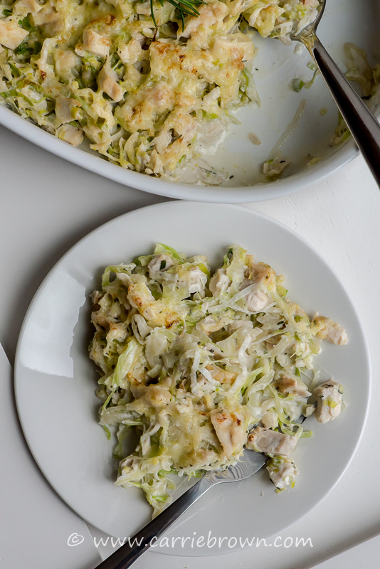 Chicken And Cabbage Casserole
 Creamed Chicken and Cabbage Casserole The Real Carrie Brown