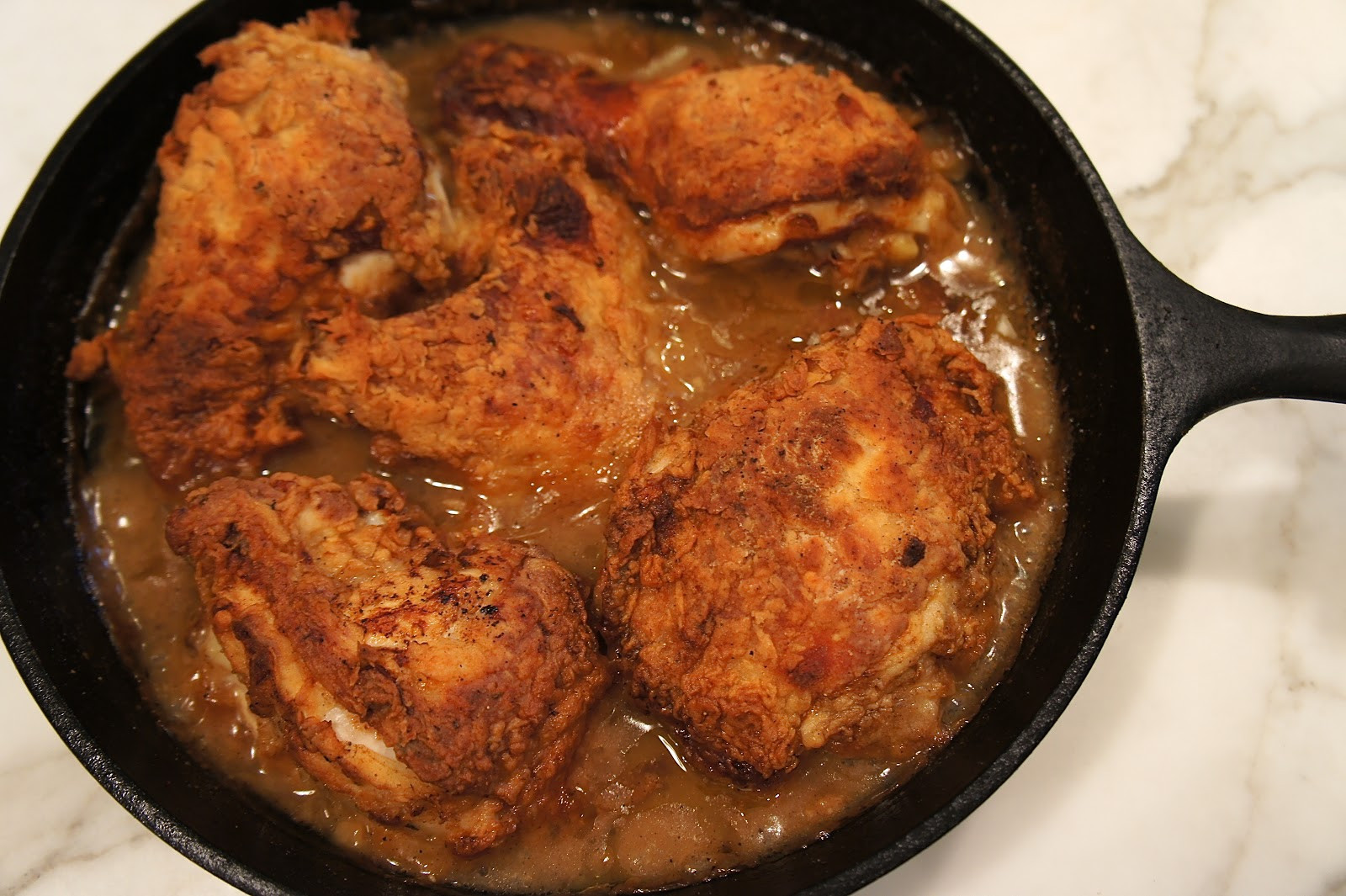 Chicken And Gravy Recipe
 THE MARY BUFFET Fried Chicken Baked in Gravy