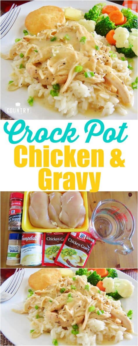 Chicken And Gravy Recipe
 Best Slow Cooker Recipes Ever And The Easiest