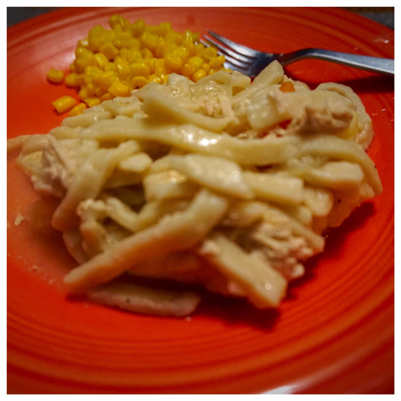 Chicken And Noodles Over Mashed Potatoes
 Chicken and Noodles over Mashed Potatoes – Odds and Ends Girl
