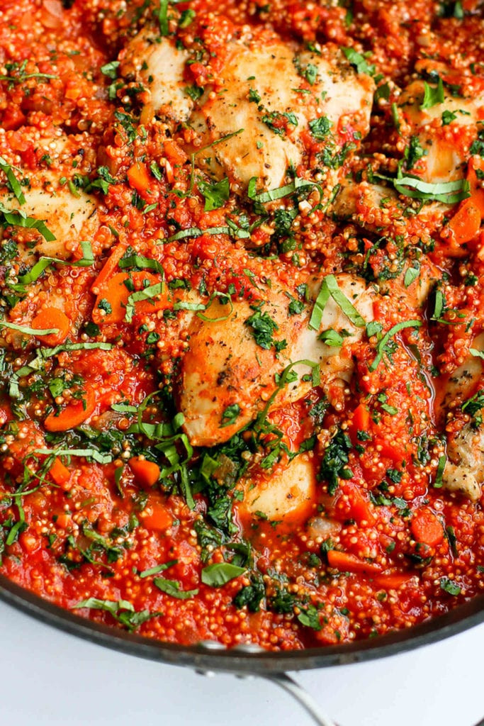 Chicken And Quinoa
 e Pot Italian Chicken & Quinoa Recipe Cookin Canuck