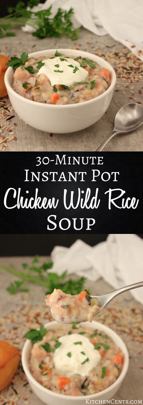 Chicken And Wild Rice Soup Instant Pot
 Quick & Easy Chicken Wild Rice Soup with Instant Pot