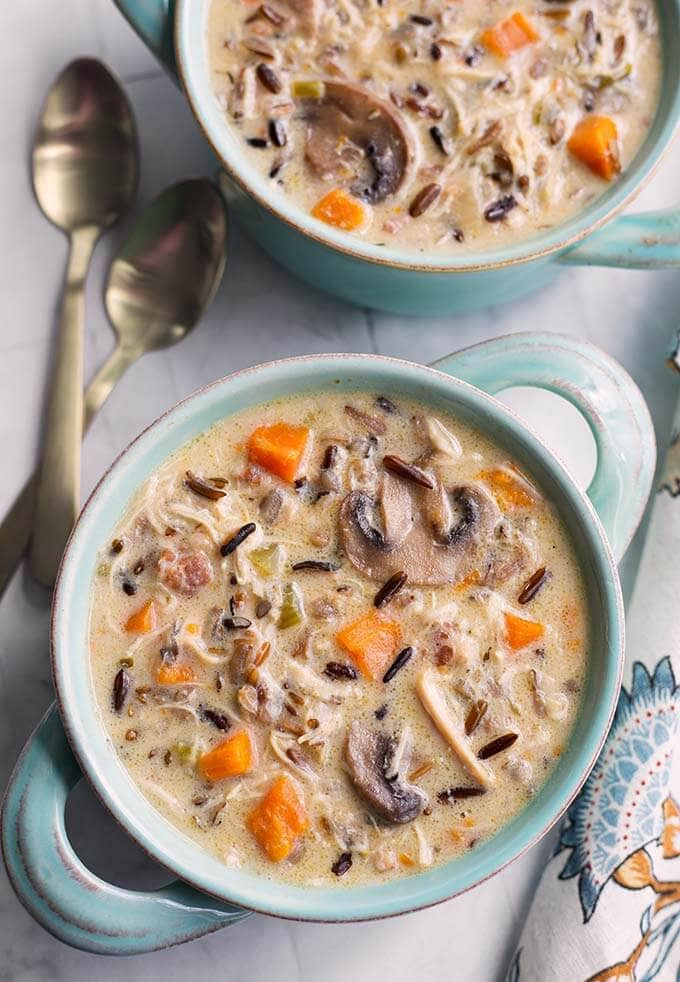 Chicken And Wild Rice Soup Instant Pot
 Instant Pot Wild Rice Soup with Chicken