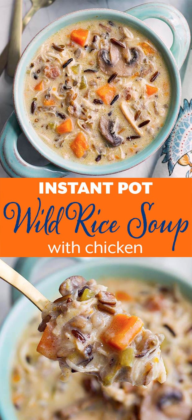 Chicken And Wild Rice Soup Instant Pot
 Instant Pot Wild Rice Soup with Chicken