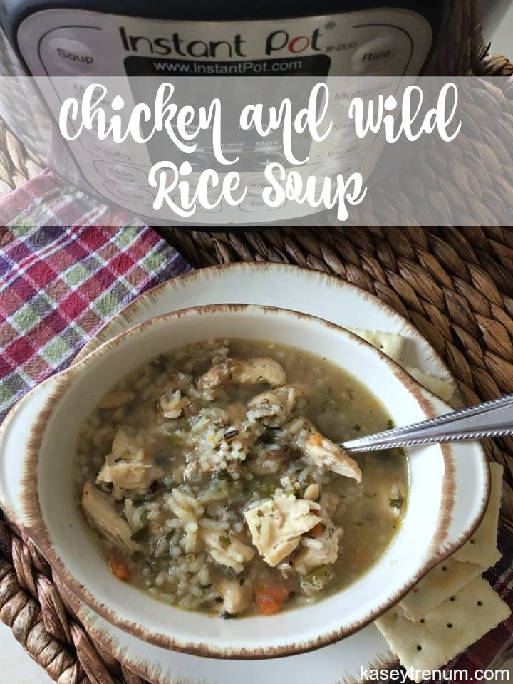 Chicken And Wild Rice Soup Instant Pot
 Instant Pot Chicken and Wild Rice Soup Recipe Kasey Trenum