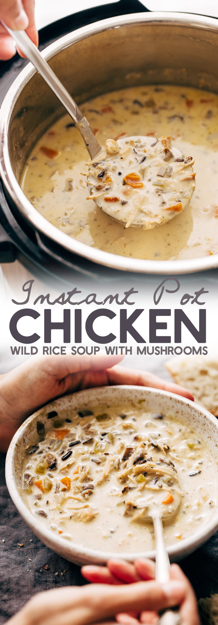 Chicken And Wild Rice Soup Instant Pot
 Instant Pot Chicken Wild Rice Soup Recipe