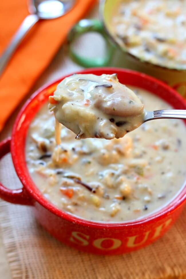 Chicken And Wild Rice Soup Instant Pot
 Instant Pot Creamy Wild Rice and Chicken Soup 365 Days