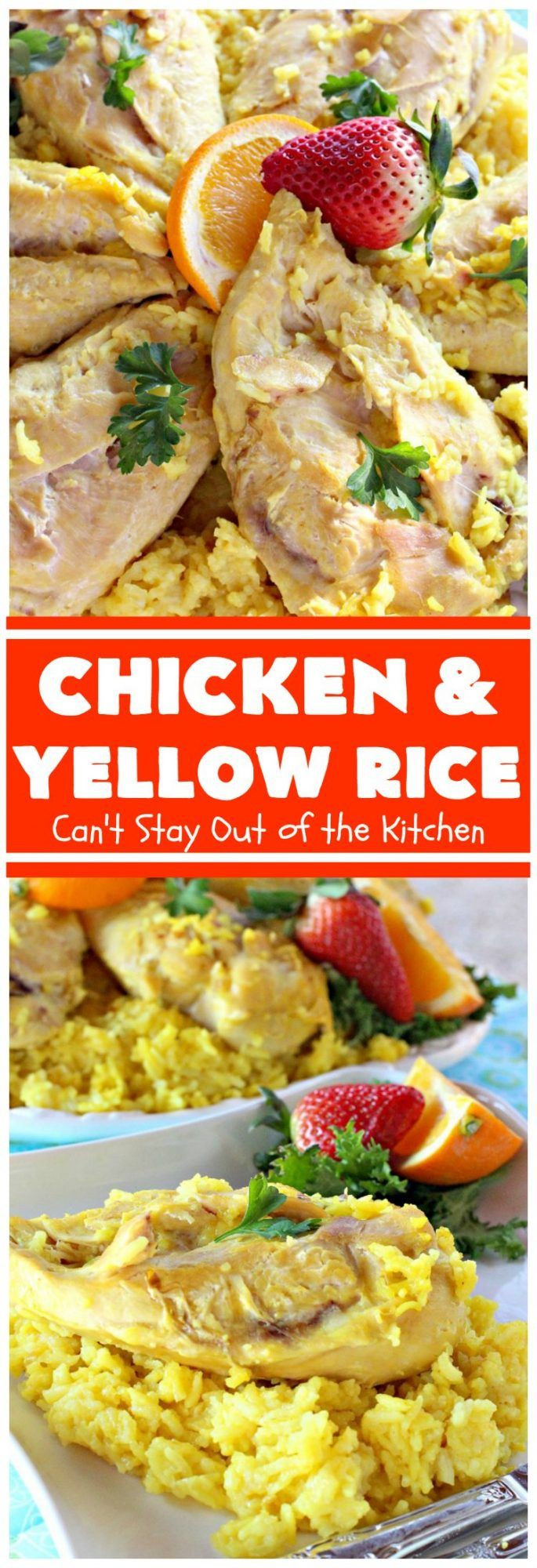 Chicken And Yellow Rice Casserole
 Chicken and Yellow Rice Recipe in 2020