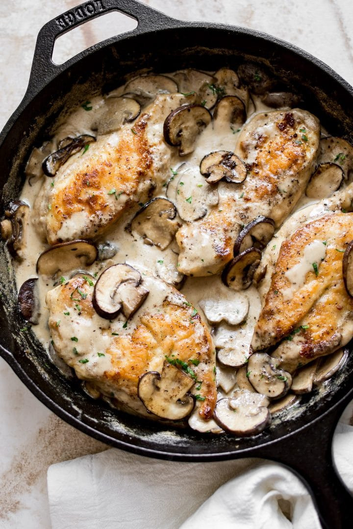 Chicken Breasts Mushrooms Recipe
 Creamy Mushroom Chicken • Salt & Lavender