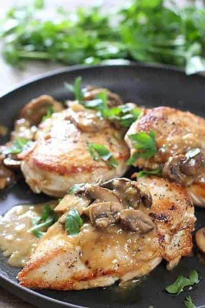 Chicken Breasts With Mushrooms
 Easy Chicken Breasts with Mushroom Pan Sauce