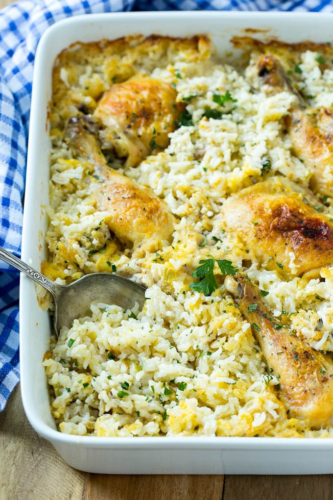 chicken and rice casserole recipe