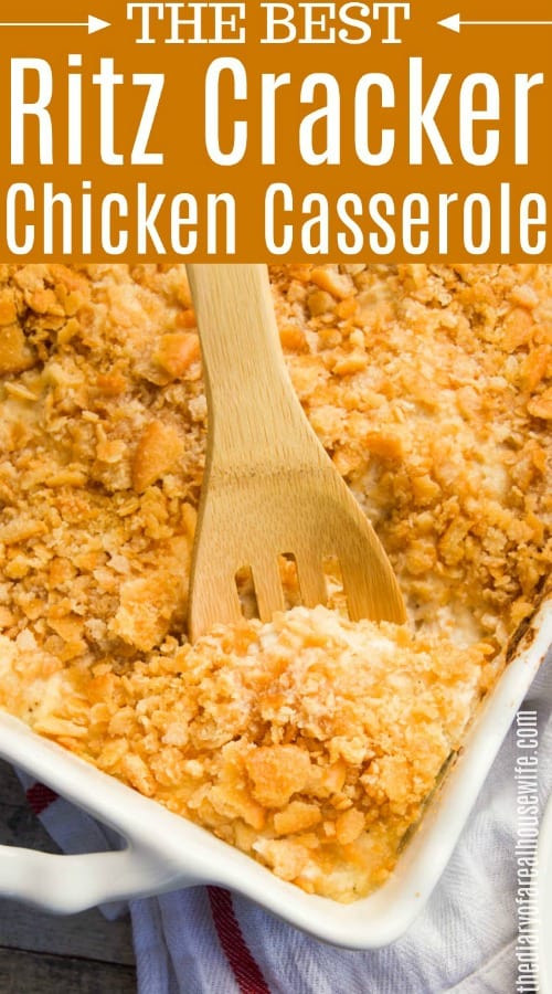 Chicken Casserole Ritz Cracker
 Ritz Cracker Chicken Casserole • The Diary of a Real Housewife