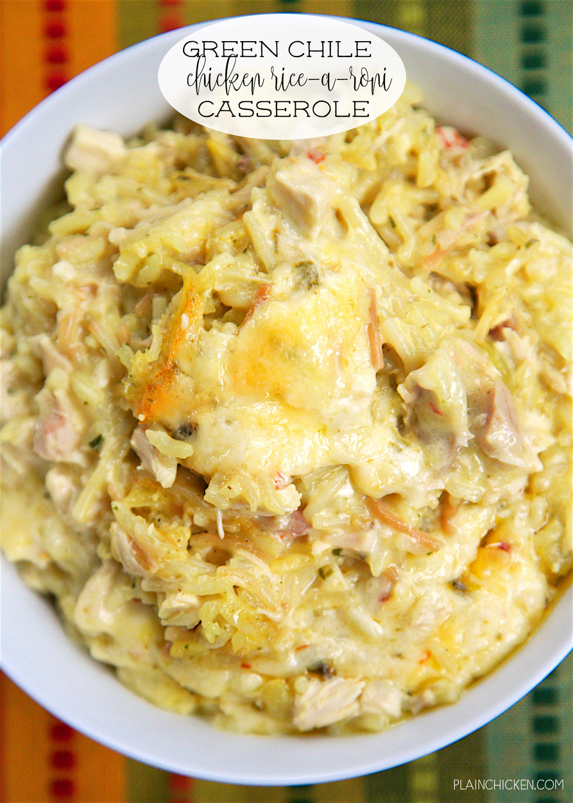 Chicken Casserole With Sour Cream And Rice
 Green Chile Chicken Rice A Roni Casserole