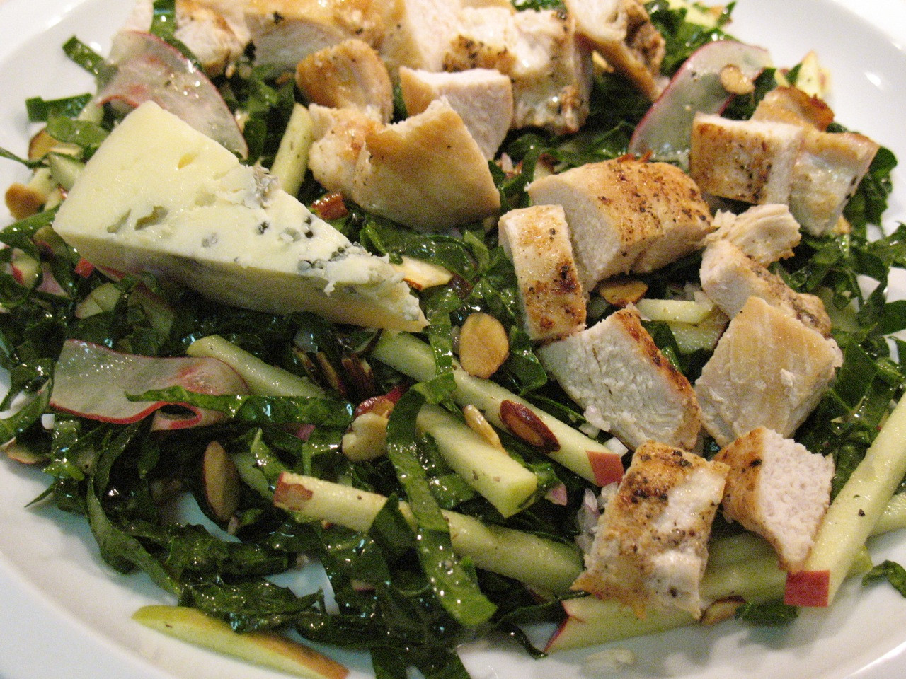 Chicken Kale Salad
 Cook In Dine Out Kale Chicken Salad with Apples
