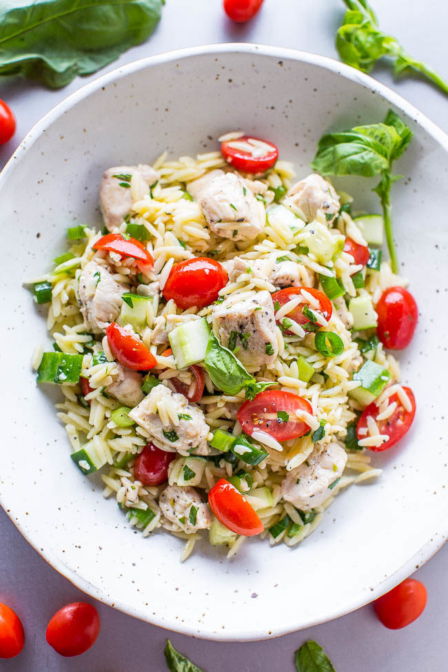 Chicken Orzo Salad
 Chicken Orzo Salad Averie Cooks
