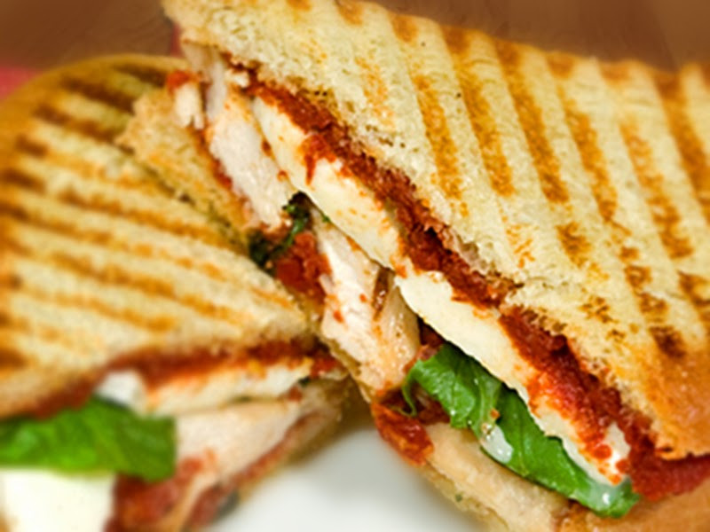 Chicken Panini Sandwiches Recipes
 grilled chicken panini with sundried tomato sauce