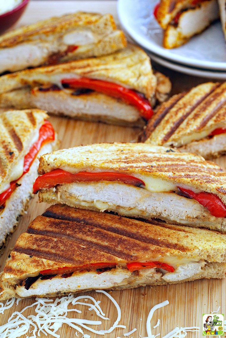 Chicken Panini Sandwiches Recipes
 Grilled Chicken Panini Sandwich Recipe
