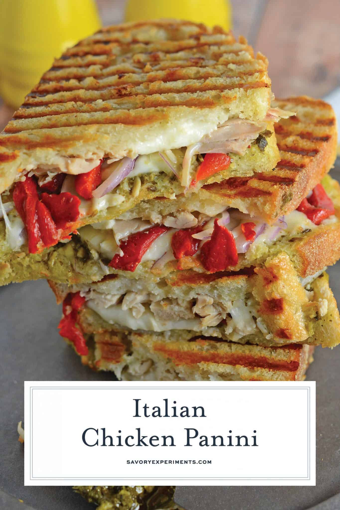 Chicken Panini Sandwiches Recipes
 Italian Chicken Panini The Best Chicken Panini Sandwich