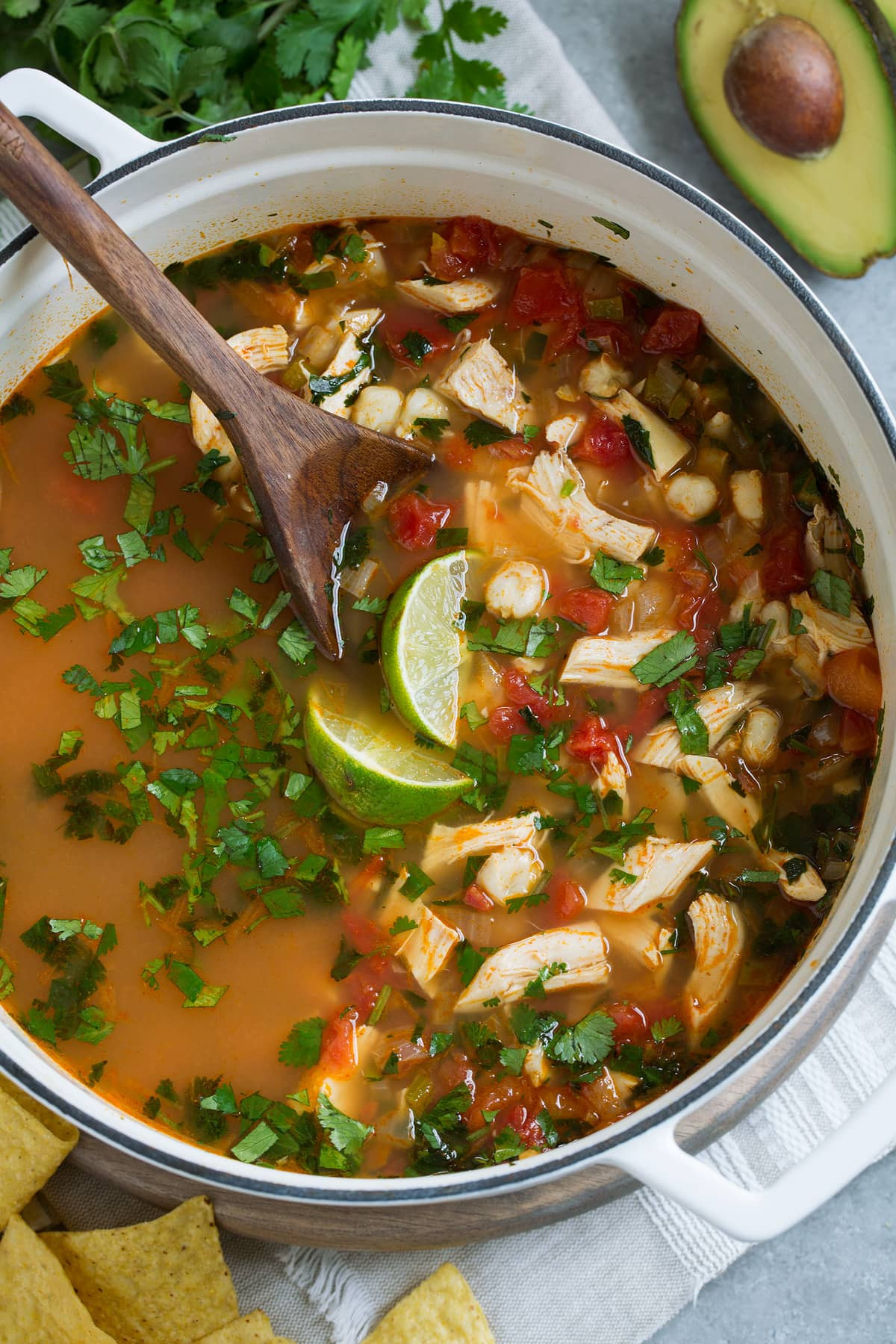 Chicken Posole soup New Chicken Pozole soup Recipe Cooking Classy