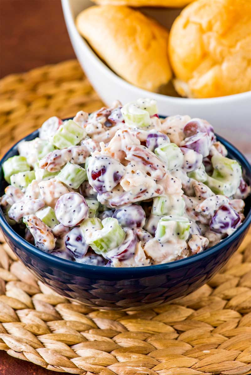 Chicken Salad Sandwich Recipe Grapes
 Chicken Salad with Grapes Homemade Hooplah