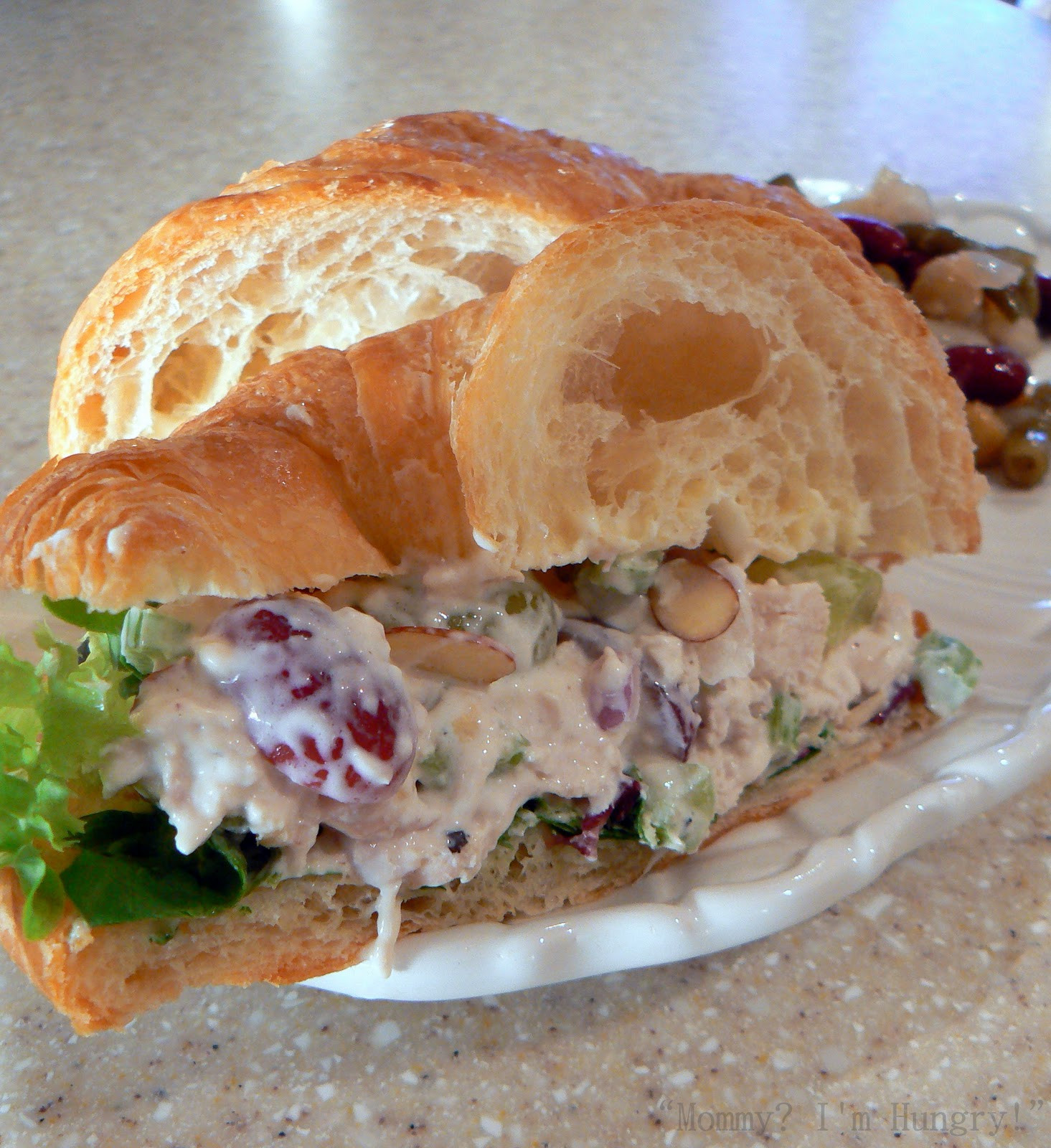 Chicken Salad Sandwich Recipe Grapes
 MIH Recipe Blog Mom s Chicken Salad with Grapes on Croissants