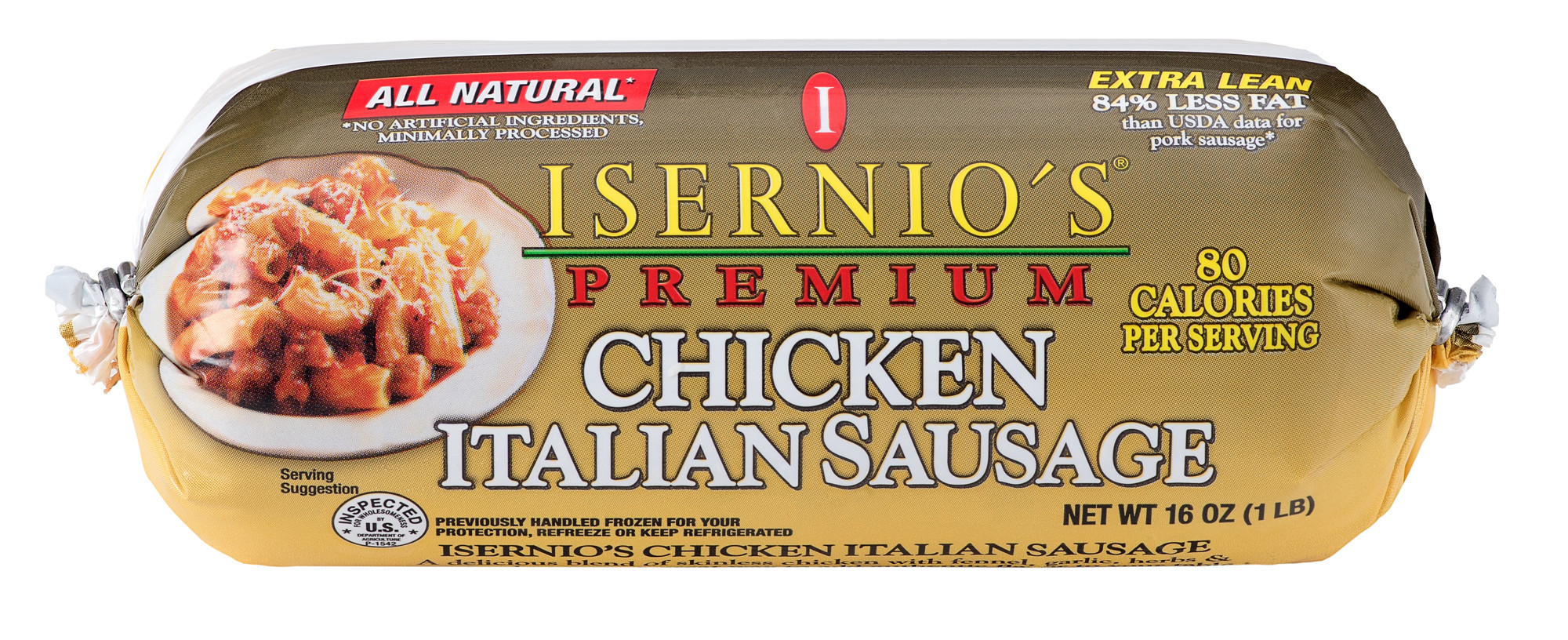 Chicken Sausage Nutrition
 Nutritional Information & Ingre nts Isernio s Premium