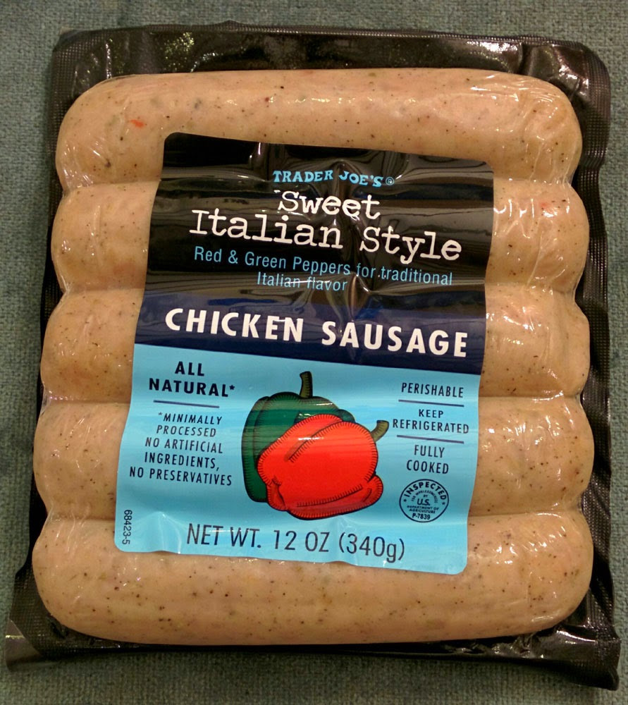 Chicken Sausage Nutrition
 Trader Joe s Nutrition Labels Trader Joe s Sweet Italian